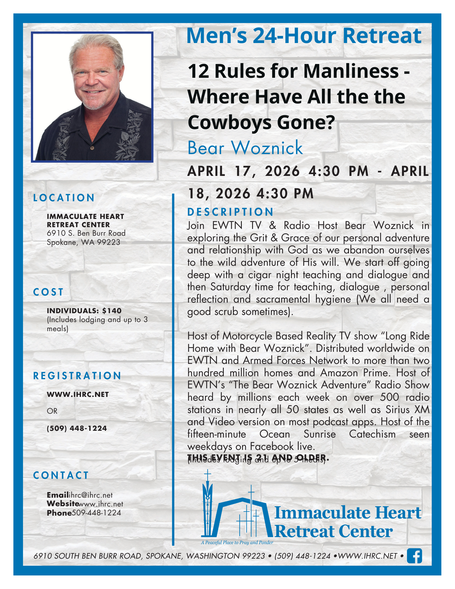 Men's 24-Hour Retreat 